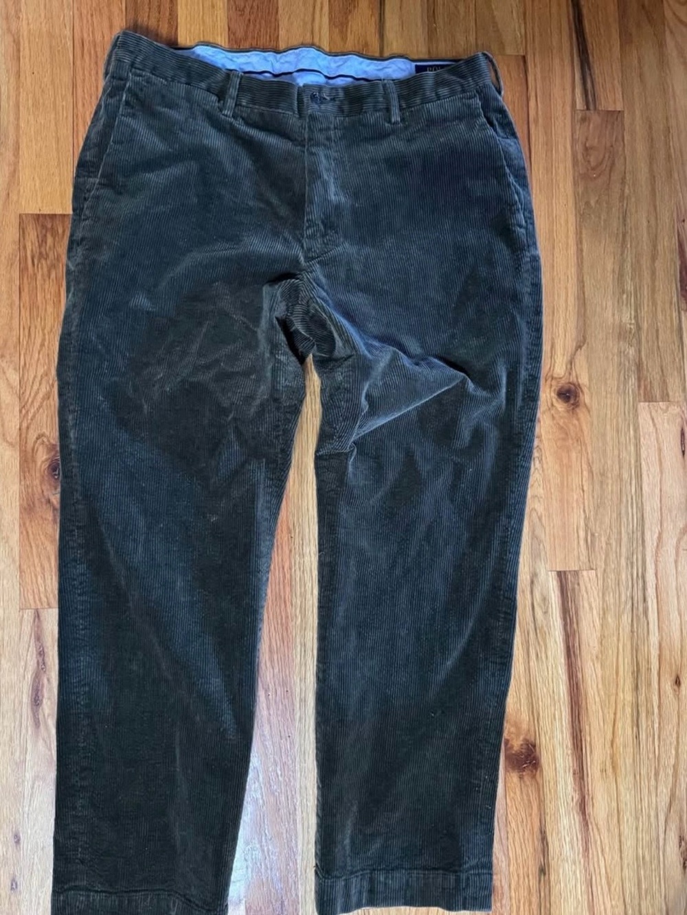 Ralph Lauren Olive Green Corduroy Chinos